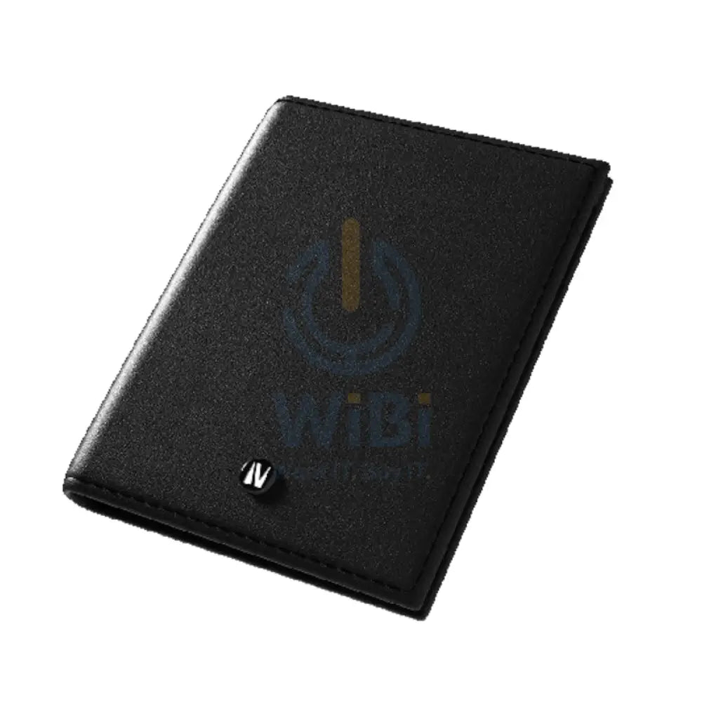 Levelo Bifold Black Genuine Leather Wallet with Pocket Organizer - Black Accessories > Other Accessories