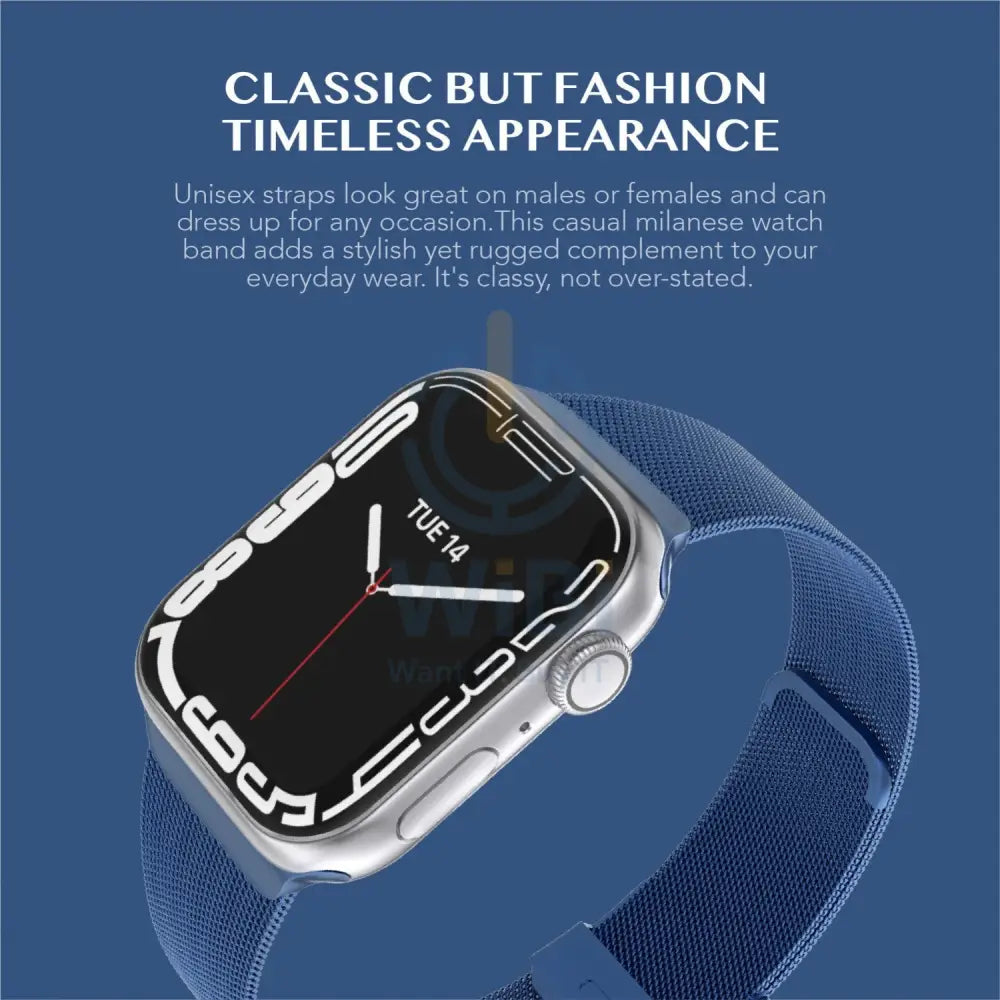 Levelo Double Milanese Watch Strap Apple Watch 38 / 40 / 41mm - Blue Accessories > Smart Watches