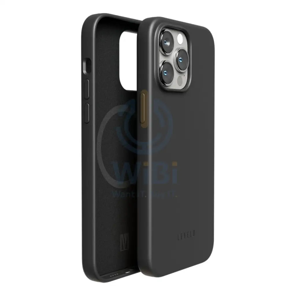 Levelo Iris Magsafe Liquid Silicone Case - iPhone 14 Plus / Black Accessories > Mobiles & Tablets > Mobiles