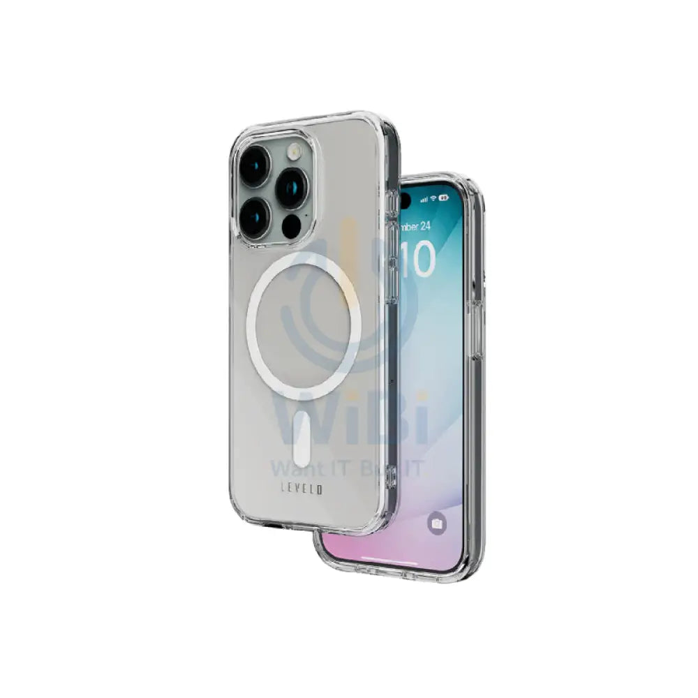 Levelo MagSafe Clara Clear Case - iPhone 15 Pro Max / Clear Accessories > Mobiles & Tablets > Mobiles > Covers & Cases