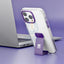 Levelo Morphix Clara Gripstand IMD Clear Back Case - iPhone 14 Pro Max / Deep Purple Accessories > Mobiles & Tablets >