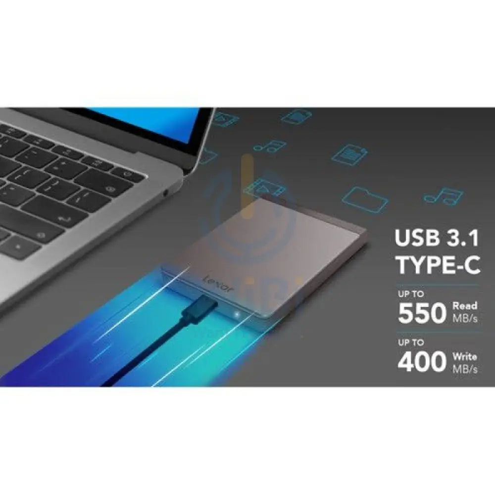 Lexar External Portable SSD 500GB - LSL200X512G-RNNNG Accessories > Other Laptop Accessories