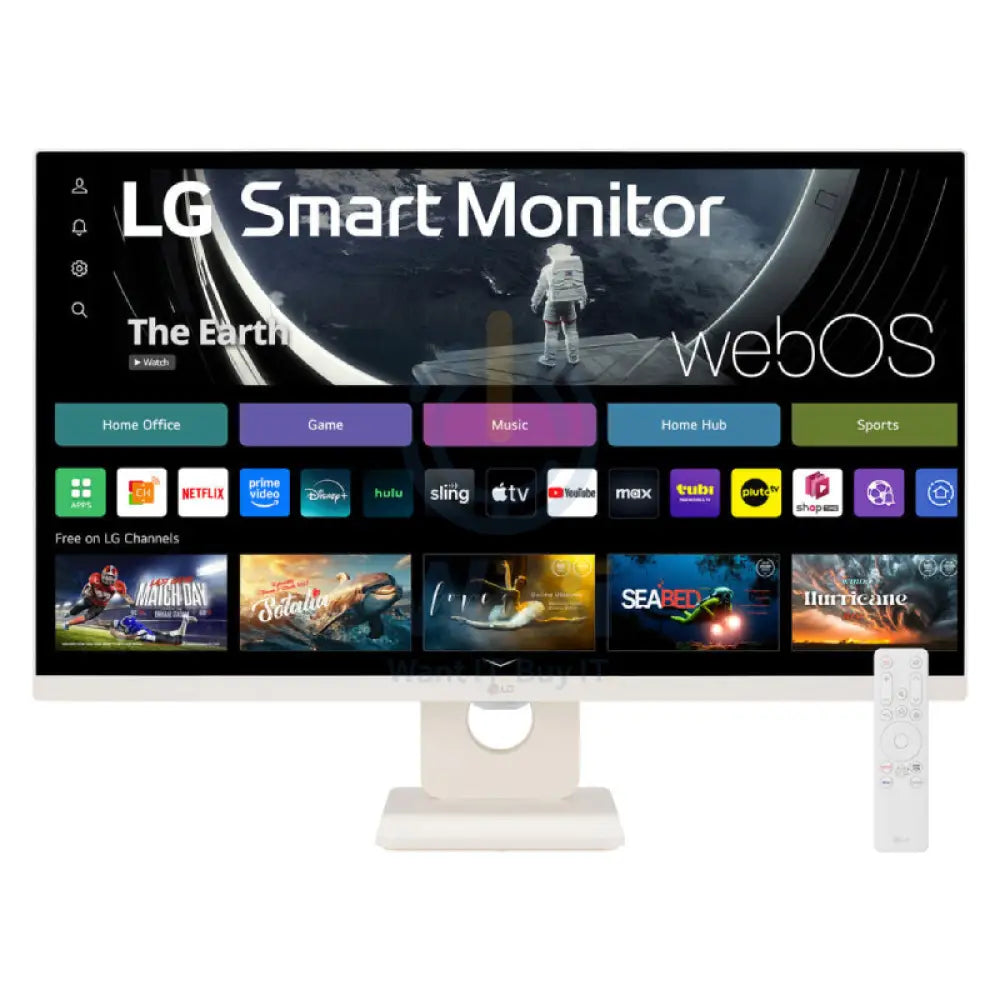 LG 27U511SA-W - 27’’ FHD IPS / 5ms / 100Hz / Bluetooth / HDMI/USB-A / webOS - Smart Monitor Monitors & Projectors >