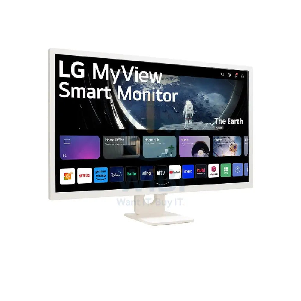 LG 32SR50F-W FHD IPS Smart Monitor - 31.5’’ IPS FHD / 5ms / USB-A / HDMI - White Monitors & Projectors > Monitors