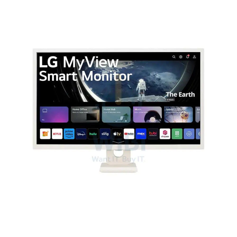LG 32SR50F-W FHD IPS Smart Monitor - 31.5’’ IPS FHD / 5ms / USB-A / HDMI - White Monitors & Projectors > Monitors