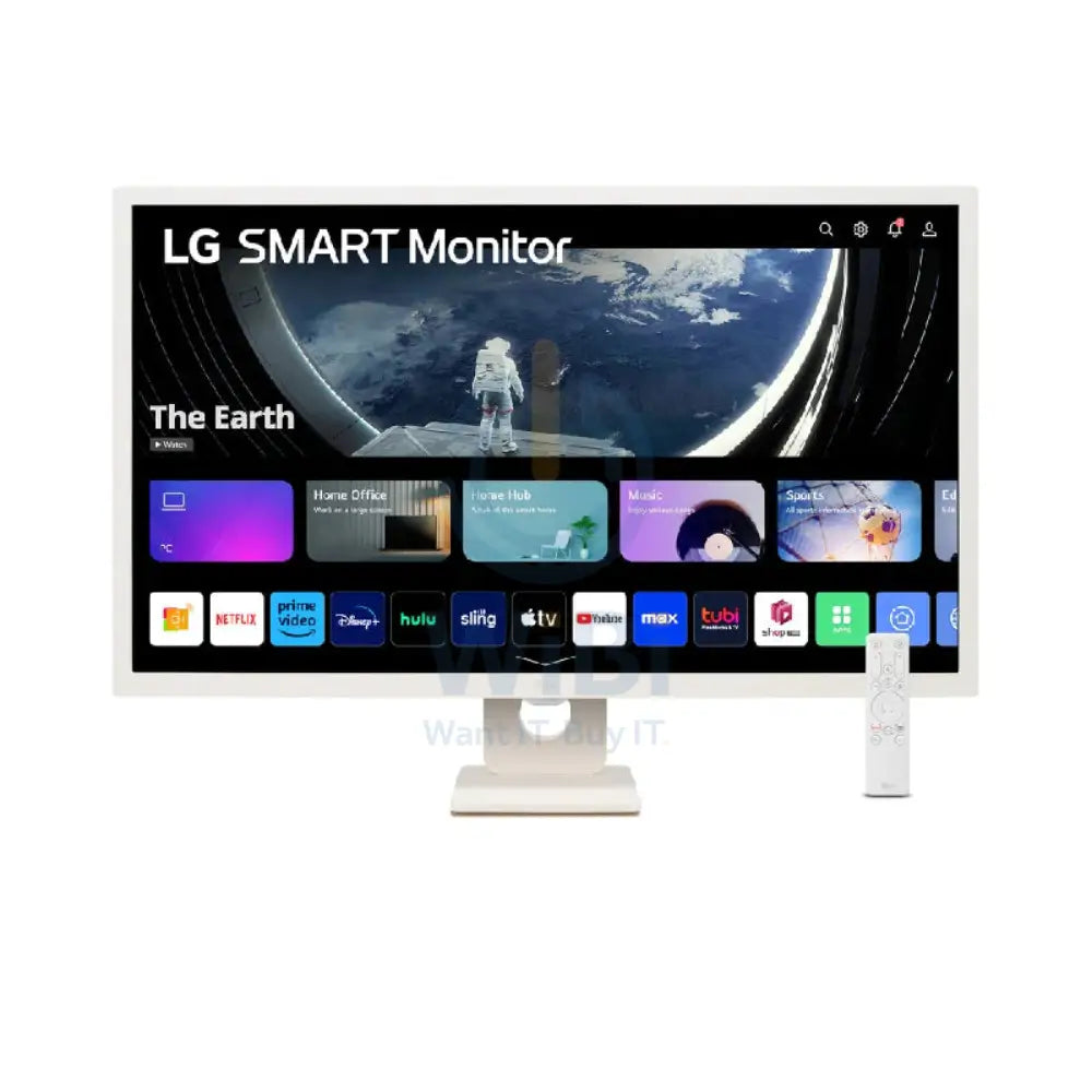 LG 32SR50F-W FHD IPS Smart Monitor - 31.5’’ IPS FHD / 5ms / USB-A / HDMI - White Monitors & Projectors > Monitors