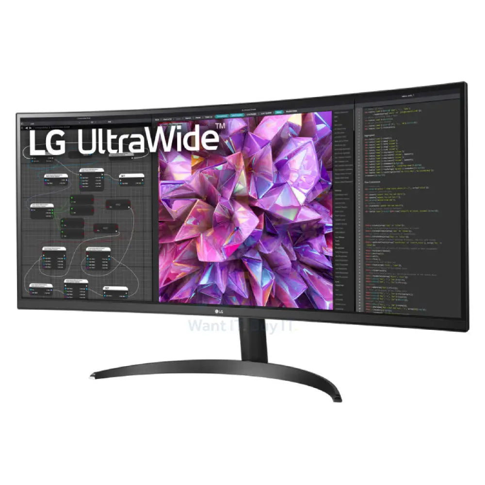 LG UltraWide Curved Monitor - 34’’ Curved QHD / 5ms / HDMI / DisplayPort / 60Hz - Monitor Monitors & Projectors >