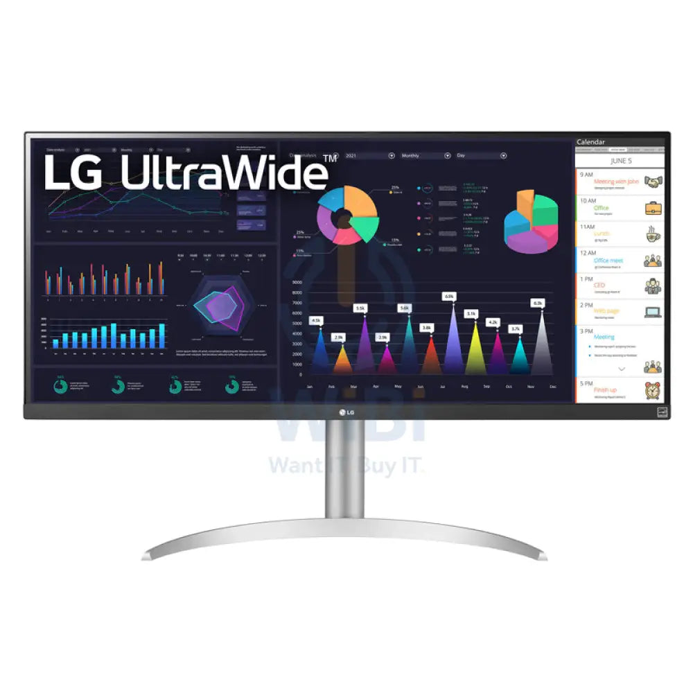 LG UltraWide FHD IPS Monitor - 34.0’’ IPS WFHD / 5ms / USB-C / HDMI / DisplayPort / 100Hz - Monitor Monitors &