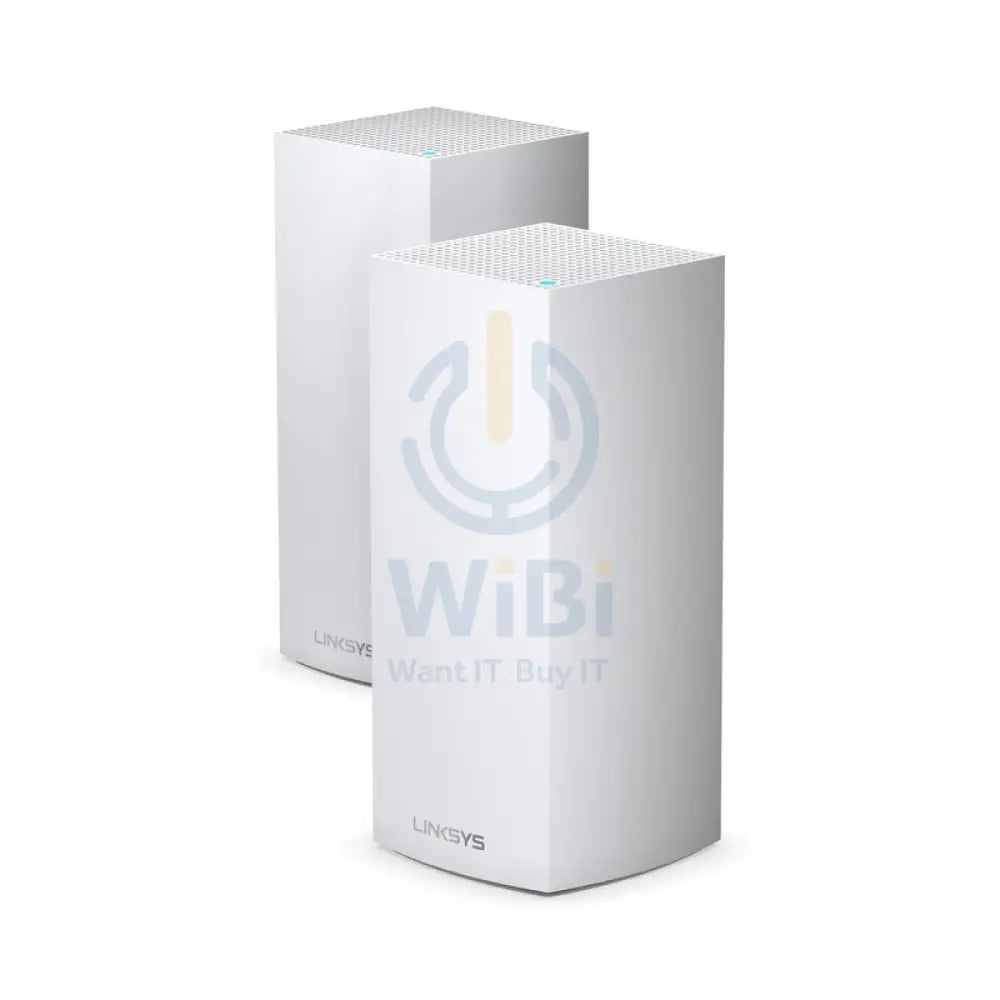Linksys Tri-Band AX5300 Mesh Wi-Fi 6 System - 2.4GHz, 5GHz / WAN / LAN - Pack of 2