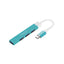 PROMATE 4 In 1 Multi-Port Hub - USB-C / Blue