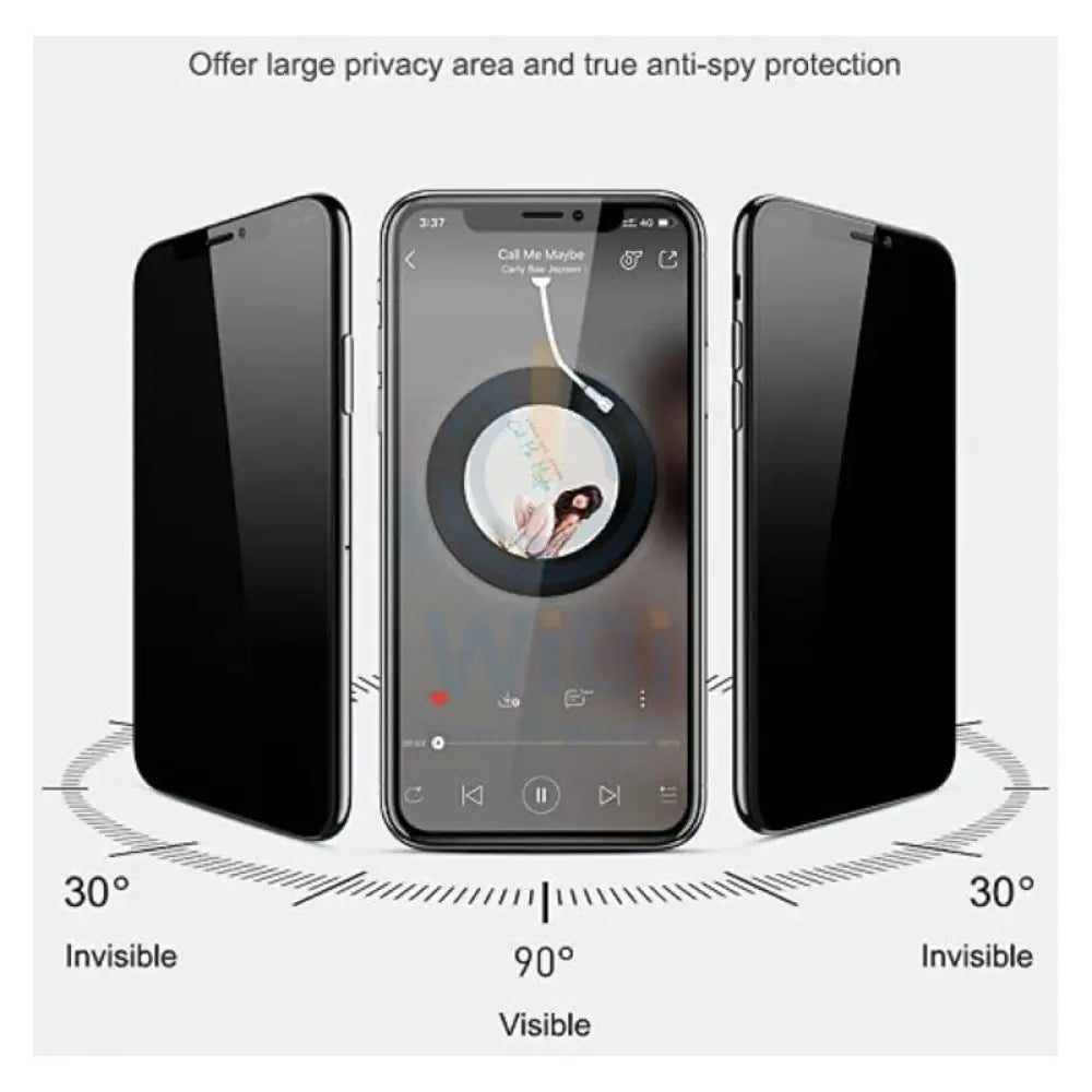 LITO Privacy Tempered Glass Screen Protector - Apple iPhone 11 Pro Max / Privacy Accessories > Mobiles & Tablets >