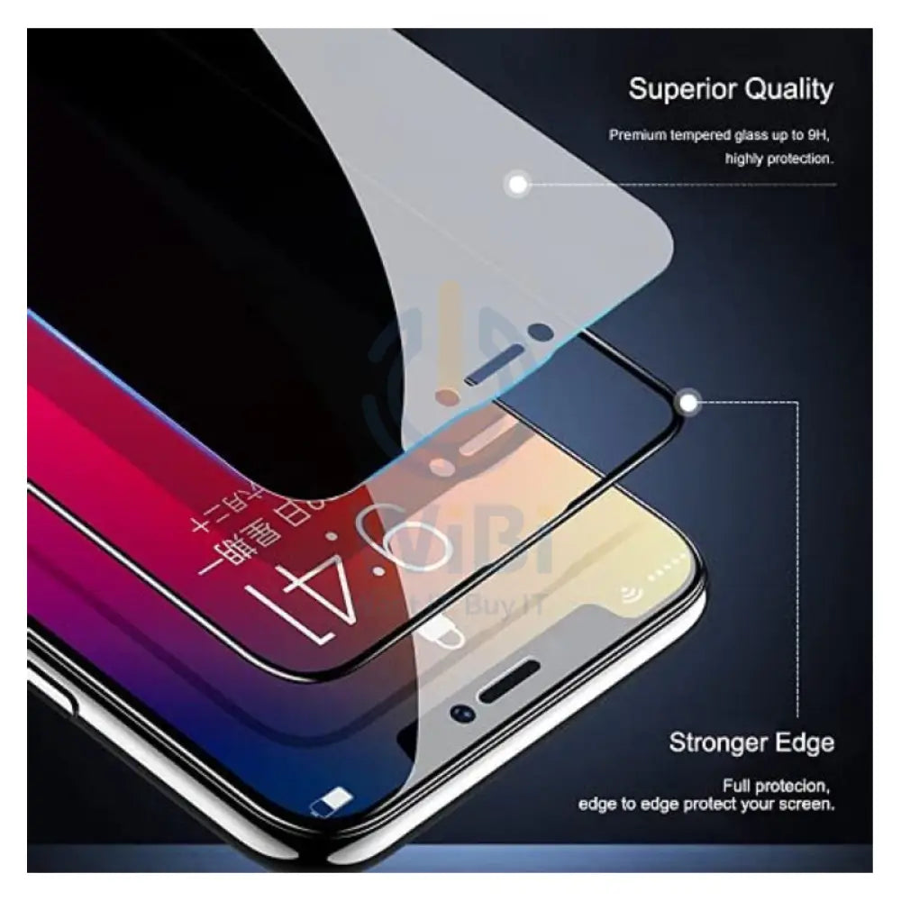 LITO Privacy Tempered Glass Screen Protector - Apple iPhone 11 Pro Max / Privacy Accessories > Mobiles & Tablets >