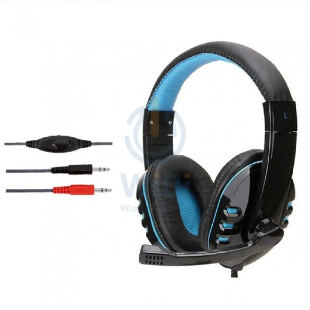 LNIX Wired Gaming Headset - Black & Blue Accessories > Audio > Headphones