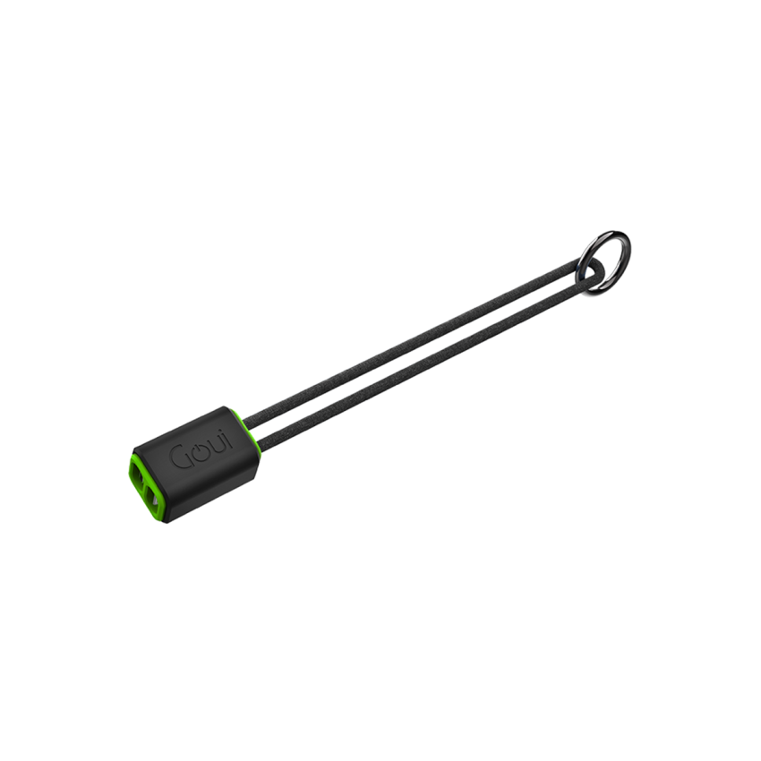 GOUI Lock Key Chain Cable - Lightning / USB-C / Black