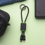 GOUI Lock Key Chain Cable - Lightning / USB-C / Black
