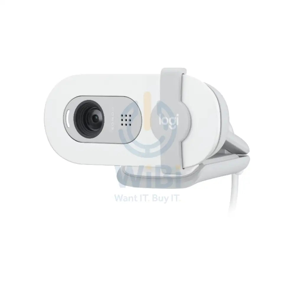 Logitech Brio 100 Full HD Webcam - White Cameras > Webcam
