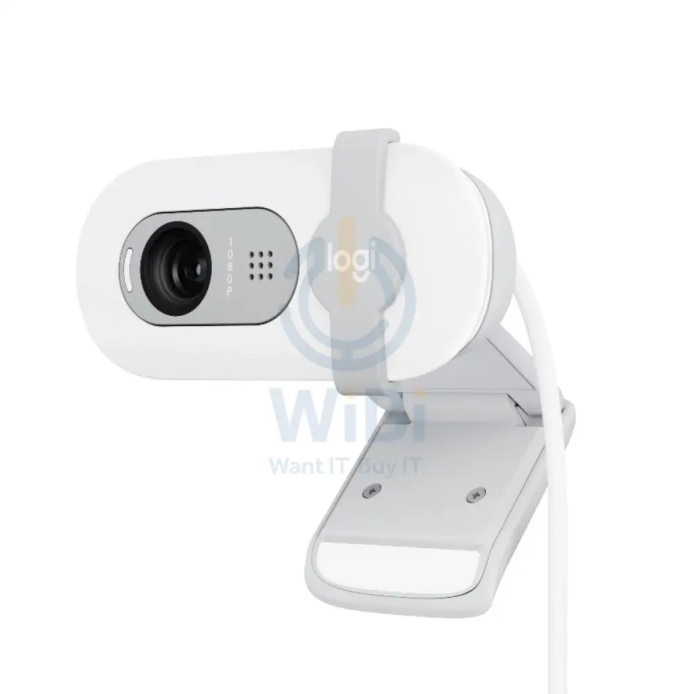 Logitech Brio 100 Full HD Webcam - White Cameras > Webcam