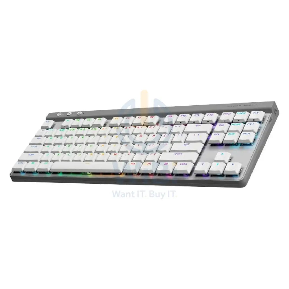 Logitech G515 LIGHTSPEED TKL Mechanical Gaming Keyboard - Wireless / RGB / Tactile / White Accessories > Keyboard &