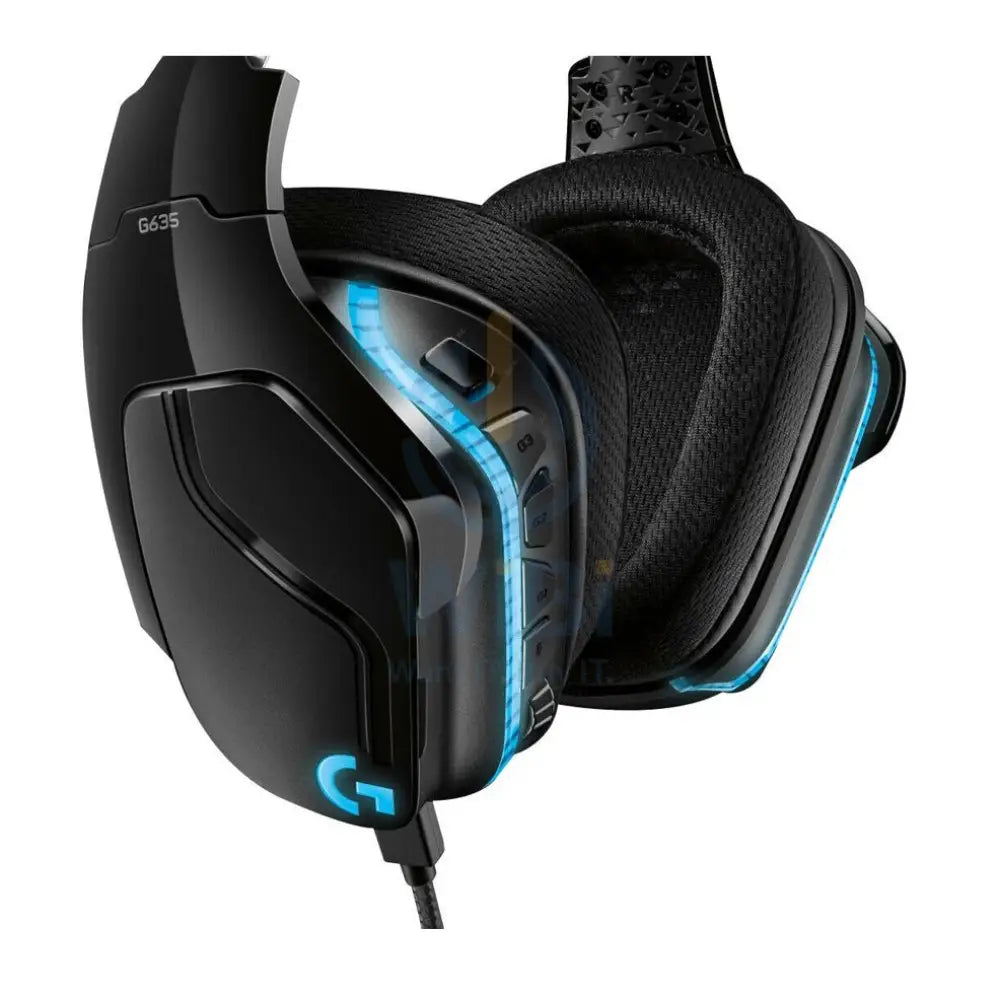 Logitech G635 7.1 LIGHTSYNC Gaming Headset - RGB / Wired / Black/Blue Accessories > Audio > Headphones > Gaming Zone