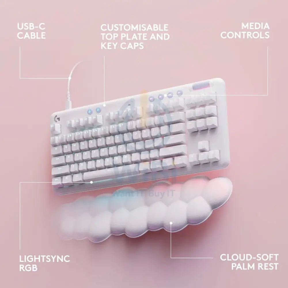Logitech G713 TKL Tactile / Logite Gaming Wired Keyboard - Off-White Accessories > Keyboard & Mouse > Offer Zone