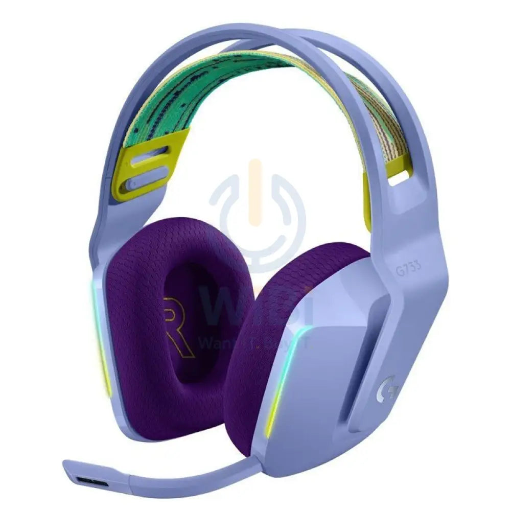 Logitech G733 Lightspeed Gaming Headset - Wireless / RGB / Lilac Accessories > Audio > Headphones > Gaming Zone