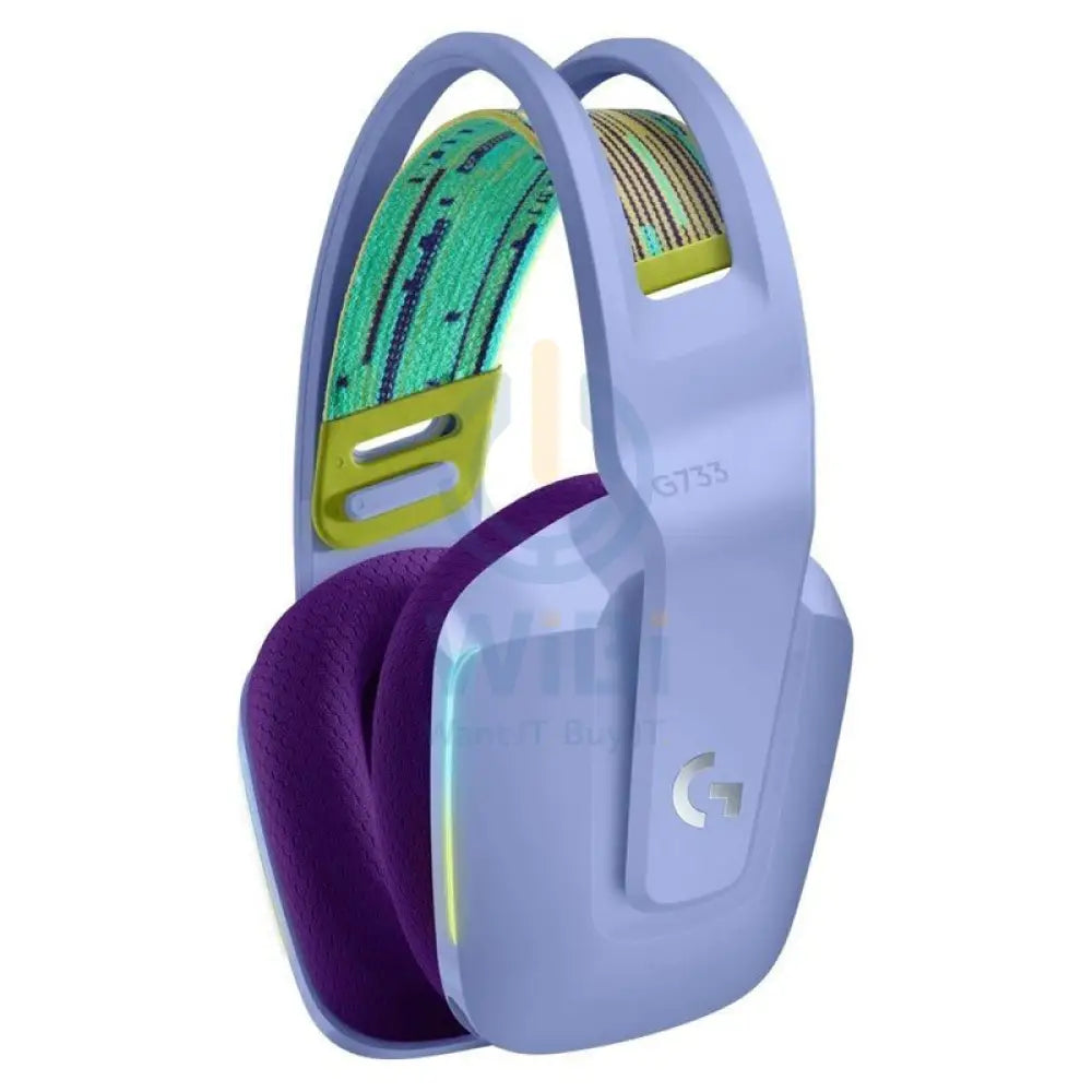 Logitech G733 Lightspeed Gaming Headset - Wireless / RGB / Lilac Accessories > Audio > Headphones > Gaming Zone