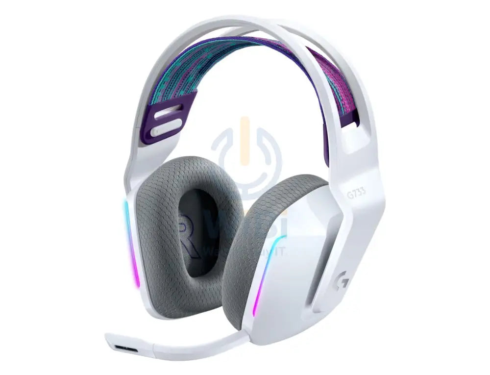 Logitech G733 LIGHTSPEED Wireless RGB Gaming Headset - White Accessories > Audio > Headphones > Gaming Zone