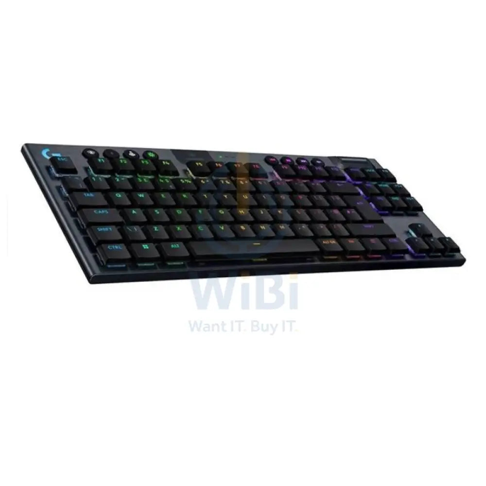 Logitech G915 X LIGHTSPEED TKL Mechanical Gaming Keyboard - Wireless / RGB / Clicky / Black Accessories > Keyboard &