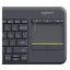 Logitech K400 Plus Wireless Touch Keyboard - 2.40GHz / Up to 10m / Wi-Fi / Black - Keyboard - Cables & Peripherals