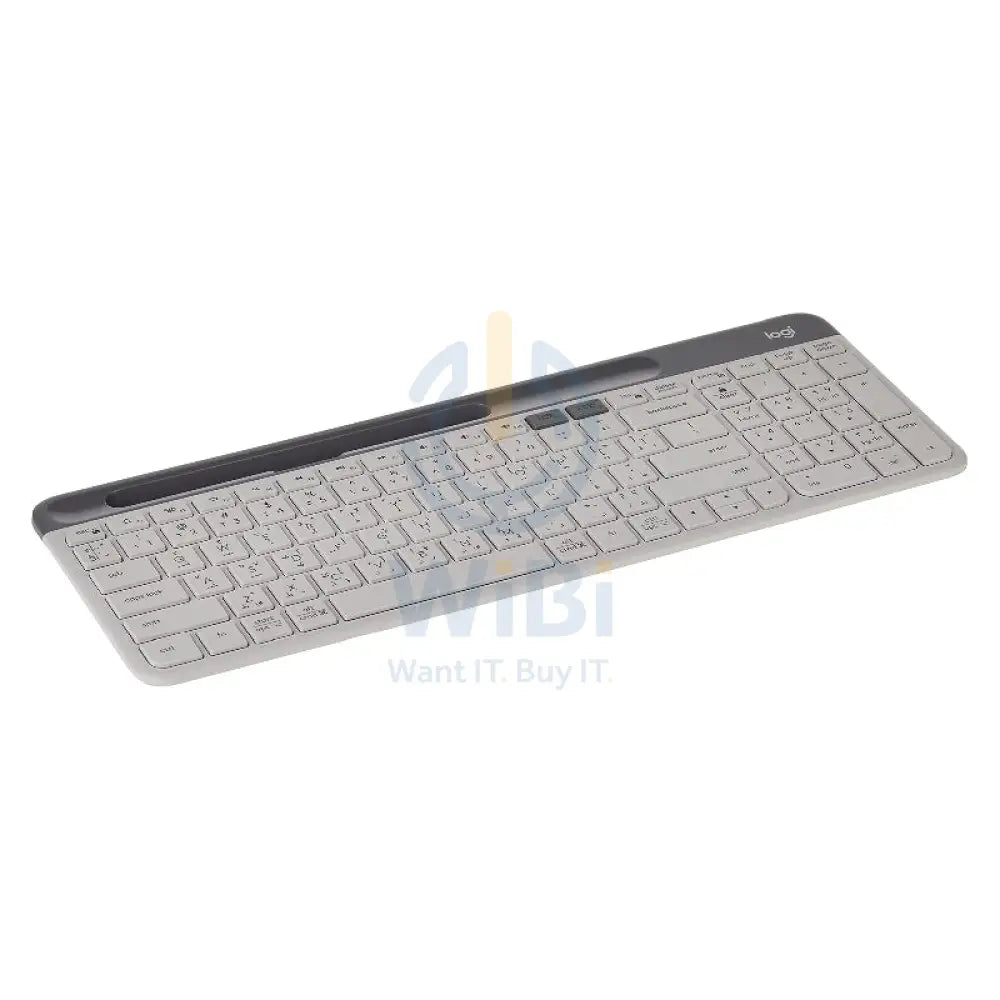 Logitech K580 Slim Multi-Device Wireless Keyboard - Off White / Arabic/English Accessories > Keyboard & Mouse
