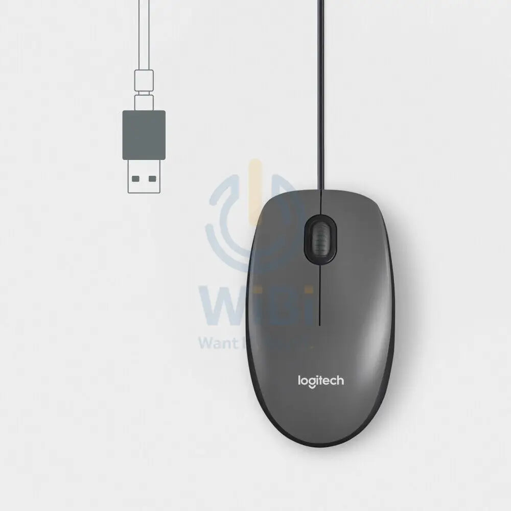 Logitech M100 USB Wired Mouse - Black Accessories > Keyboard & Mouse > Offer Zone