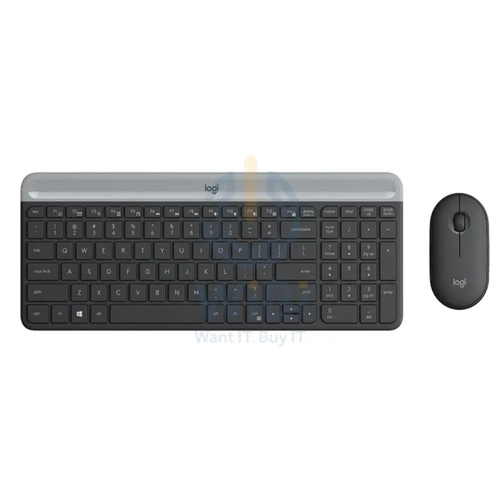 Logitech MK470 Slim Wireless Keyboard/Mouse Combo - Arb/Eng Accessories > Keyboard & Mouse
