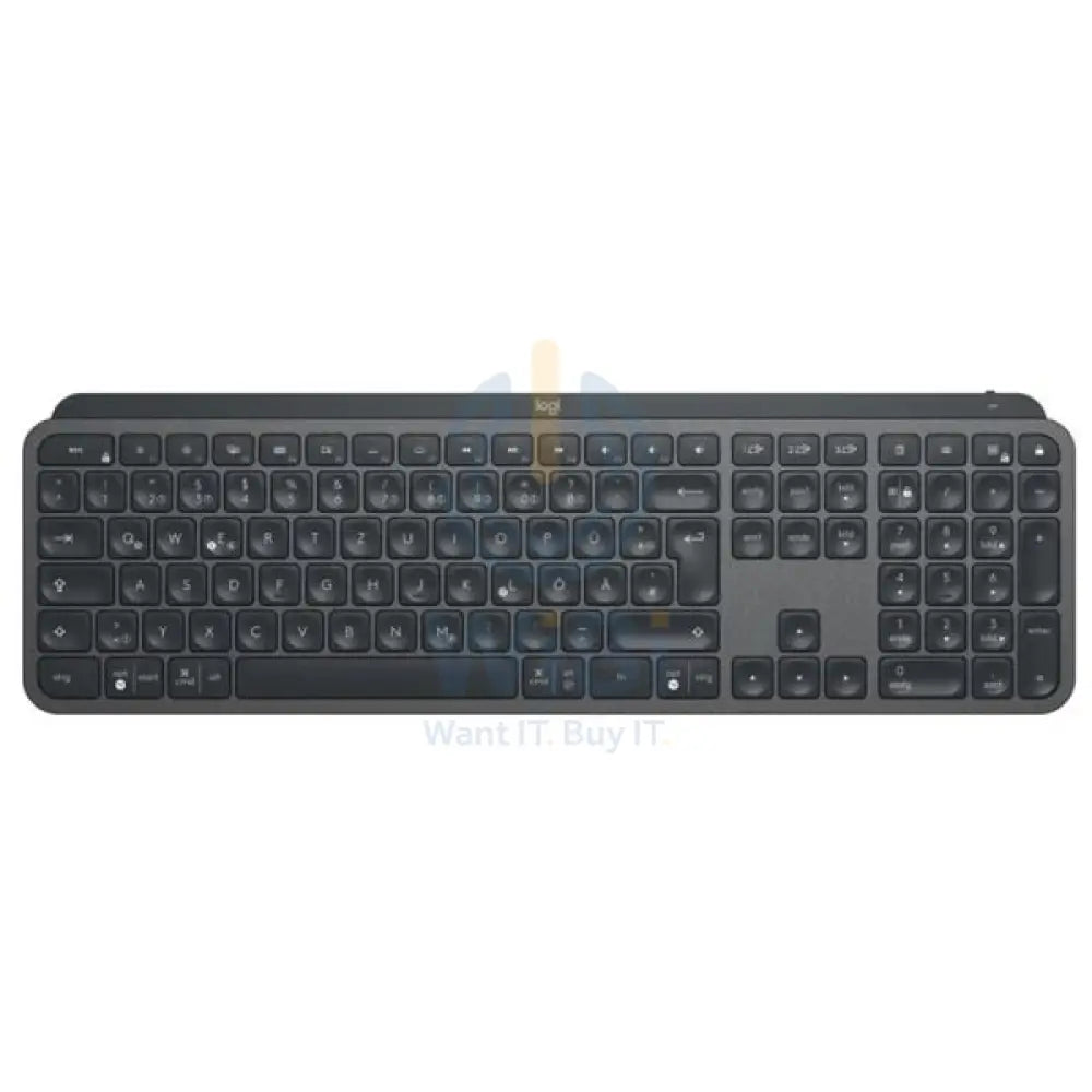 Logitech MX Keys Advanced Wireless Illuminated Keyboard - Graphite Accessories > Keyboard & Mouse