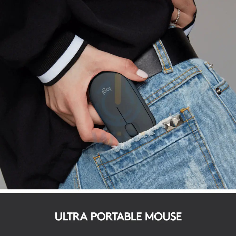 Logitech Pebble M350 - Up to 10m / Wireless / Black - Mouse Accessories > Keyboard & Mouse