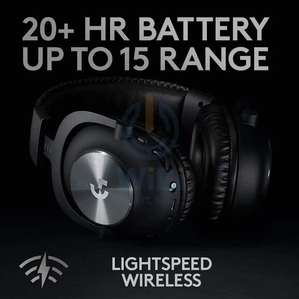 Logitech PRO X LIGHTSPEED Gaming Headset - Wireless / Black Accessories > Audio > Headphones > Gaming Zone