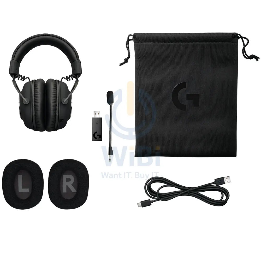 Logitech PRO X LIGHTSPEED Gaming Headset - Wireless / Black Accessories > Audio > Headphones > Gaming Zone