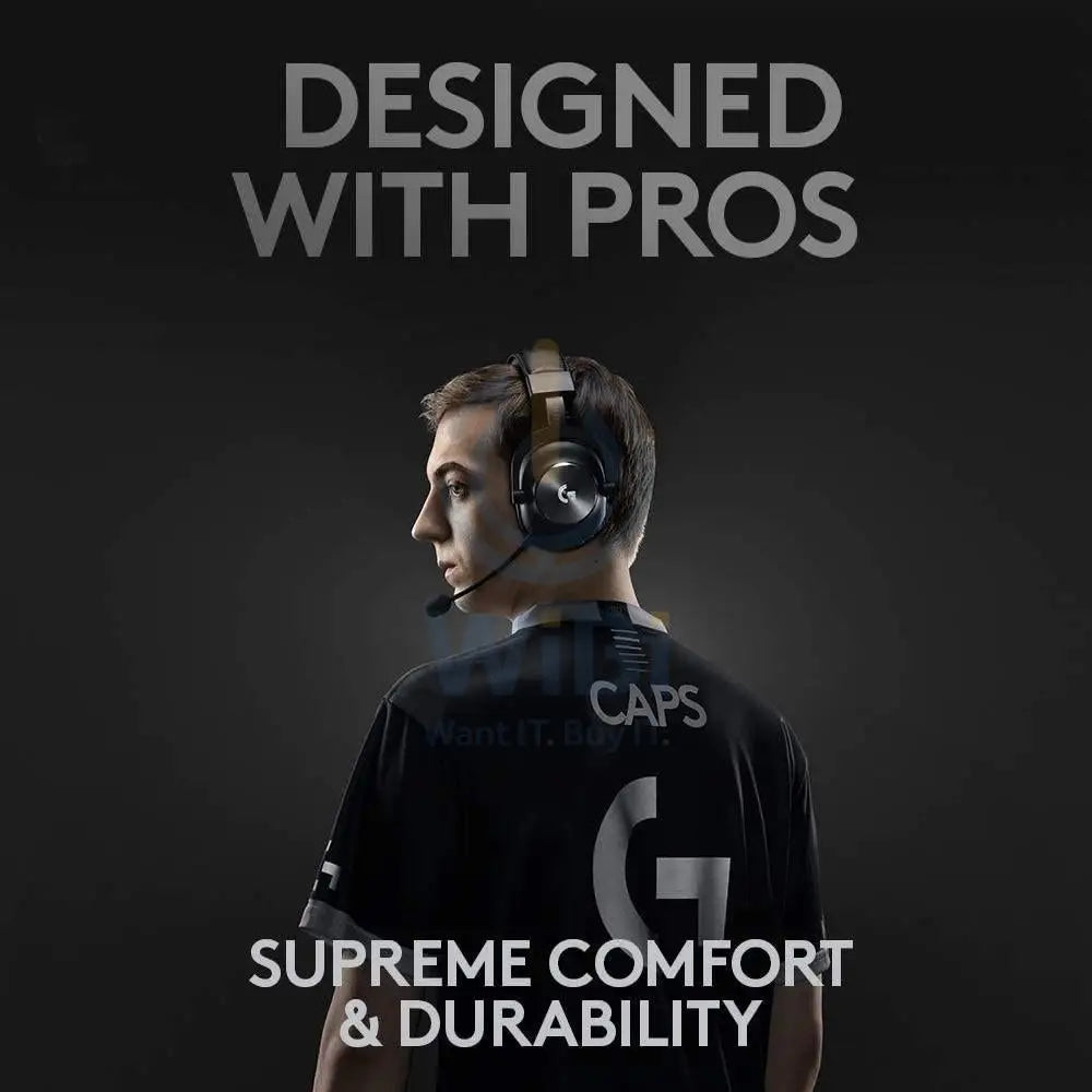 Logitech PRO X LIGHTSPEED Gaming Headset - Wireless / Black Accessories > Audio > Headphones > Gaming Zone