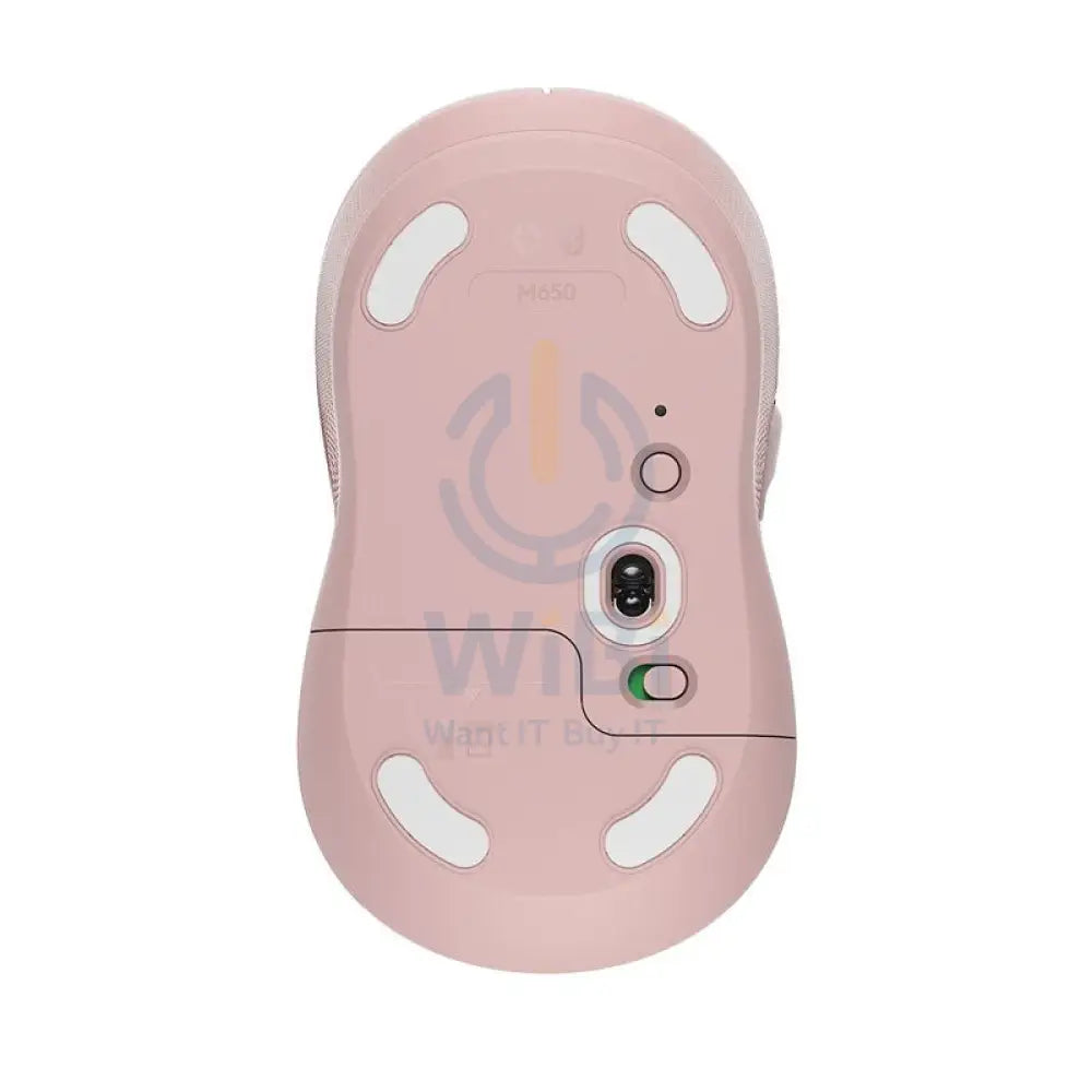 Logitech Signature M650 Wireless BT Mouse (Sixe-S/M)- Rose Accessories > Keyboard & Mouse > Offer Zone