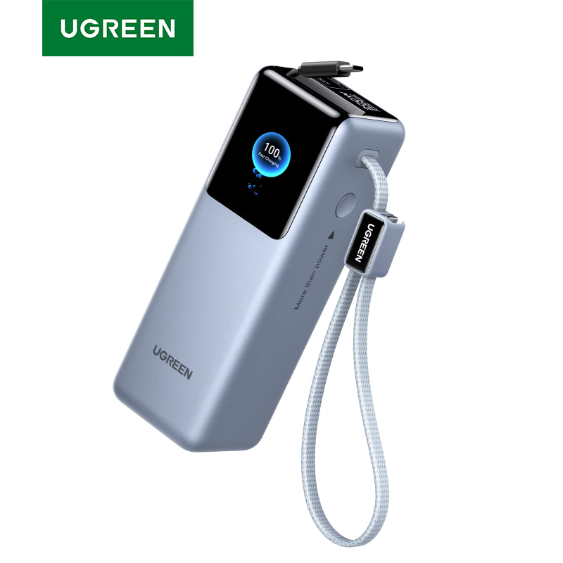 UGREEN Nexode Pro Power Bank with 35cm Braided Cable - 25000mAh / 200W