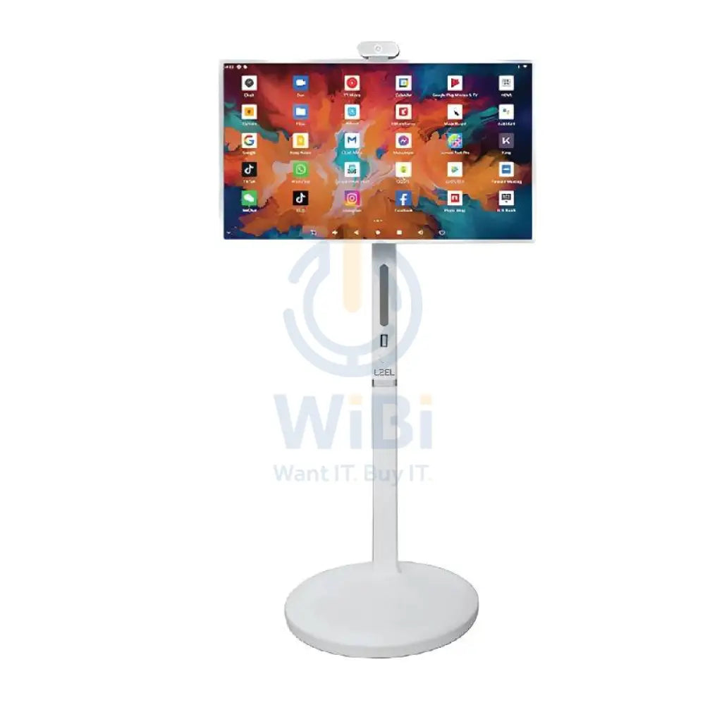 LZEL Smart Android Touch Mobile Monitor with Built-in Stand - 32’’ / 64GB / 4GB / Wi-Fi / HDMI Monitors & Projectors >