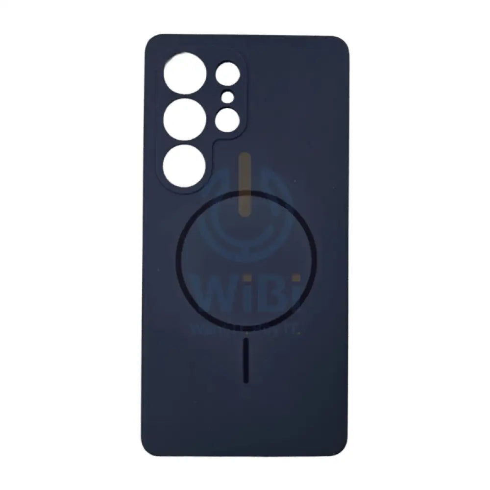 Magnetic MagSafe Silky Silicone Case For Samsung Galaxy S25 Ultra / Pacific Blue Accessories > Mobiles & Tablets >