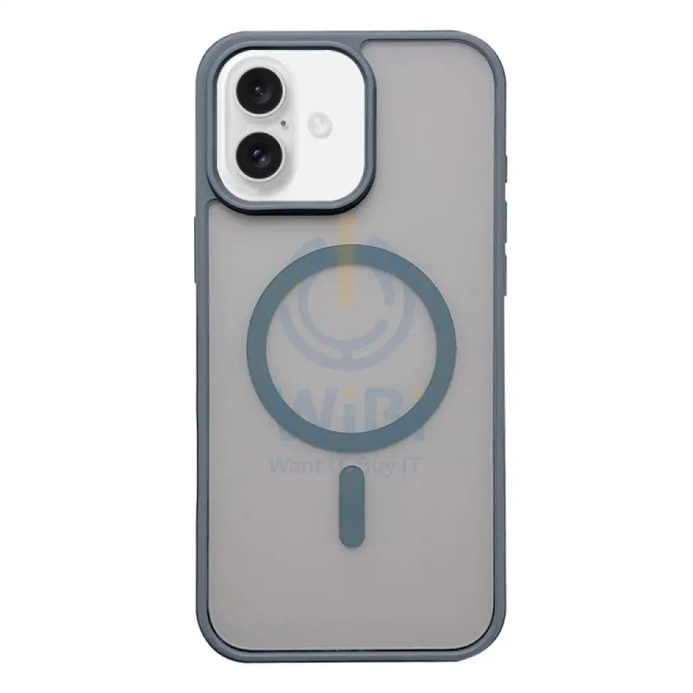 Magsafe Frosted Phone Case for iPhone 17 - Grey Accessories > Mobiles & Tablets > Mobiles > Covers & Cases