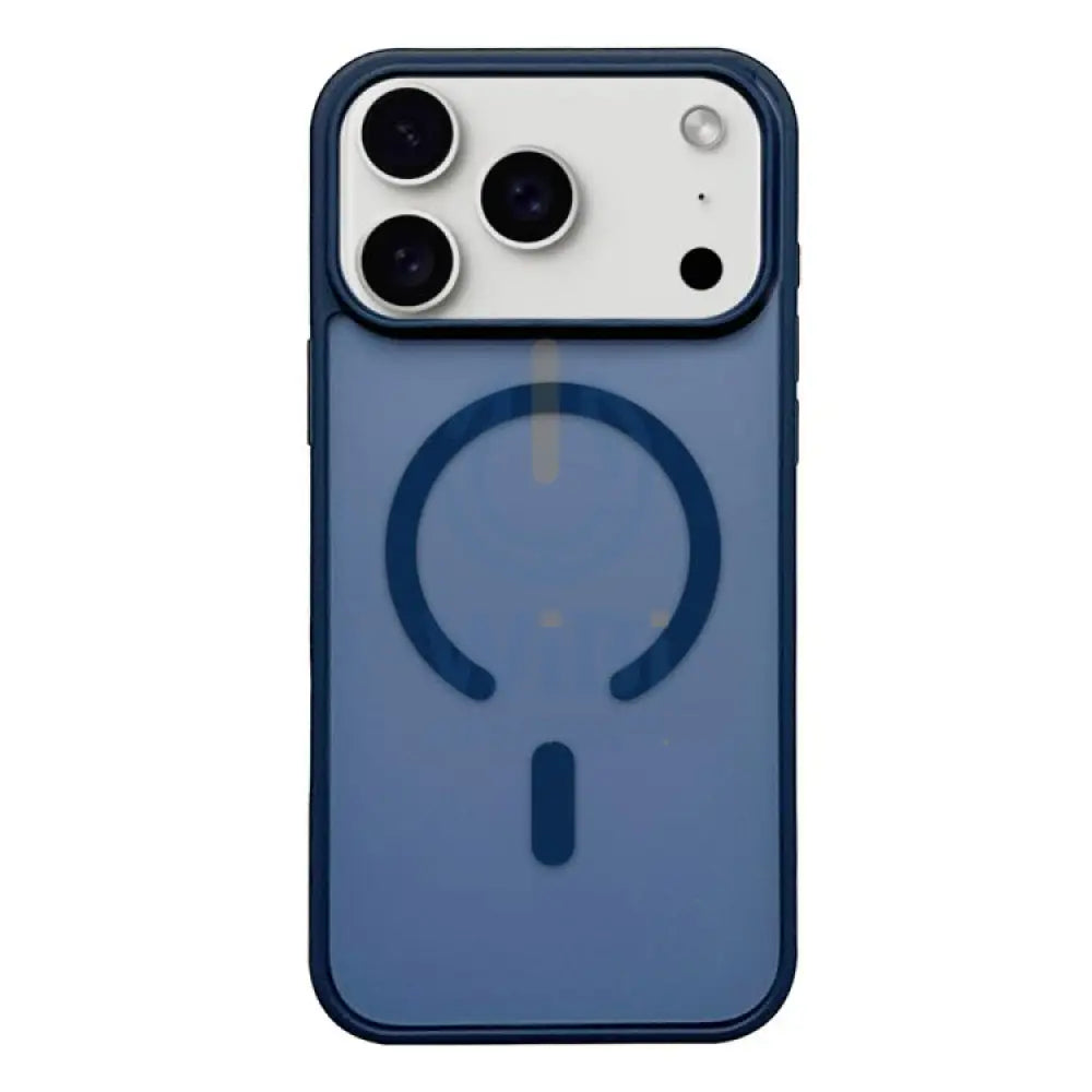 Magsafe Frosted Phone Case for iPhone 17 Pro Max - Dark Blue Accessories > Mobiles & Tablets > Mobiles > Covers & Cases