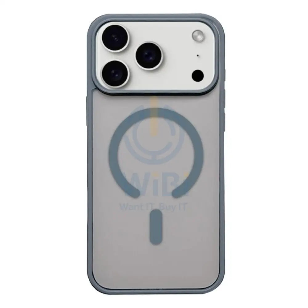Magsafe Frosted Phone Case for iPhone 17 Pro Max - Grey Accessories > Mobiles & Tablets > Mobiles > Covers & Cases