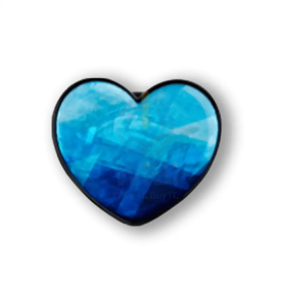 Man & Wood Smart Tok Heart Shape - Blue Lake (Heart) Accessories > Mobiles & Tablets > Mobiles > Mobile Holder / Stands