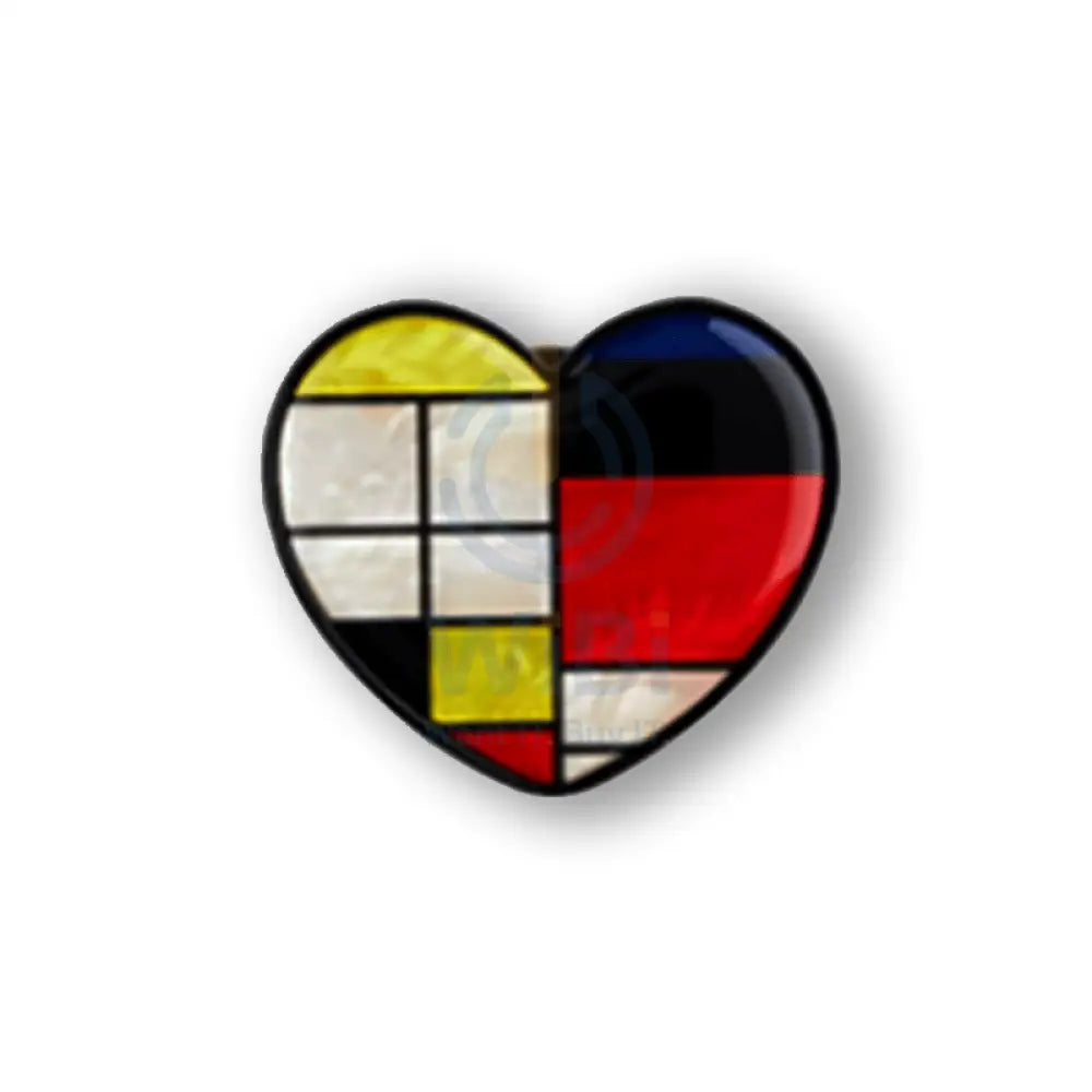 Man & Wood Smart Tok Heart Shape - Mondrian (Heart) Accessories > Mobiles & Tablets > Mobiles > Mobile Holder / Stands
