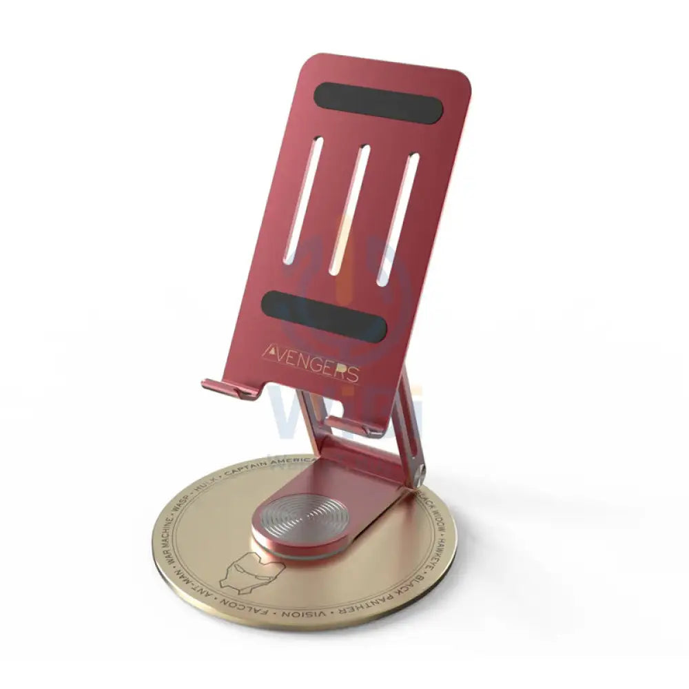 Marvel QS-21 Multifunctional Rotating Tablet Stand - Red Accessories > Mobiles & Tablets > Mobiles > Mobile Holder
