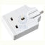 Masterplug SS-MP Single Socket Trailing Socket - 13 Amp / White Accessories > Power > Power Protection > Surge Protector