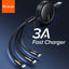 Mcdodo 3 in 1 Retractable Flat Cable Adjustable Length Universal – Black Accessories > Cables & Converters > Cables