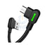 Mcdodo 90 Degree Light Cable - 1.2 Meters / Micro-USB / Black